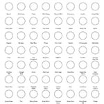 Derwent Lightfast Pencil Chart