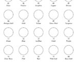 Derwent Metallic Pencil Chart