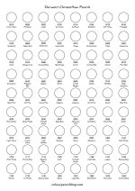 Derwent Chromaflow Pencil Chart
