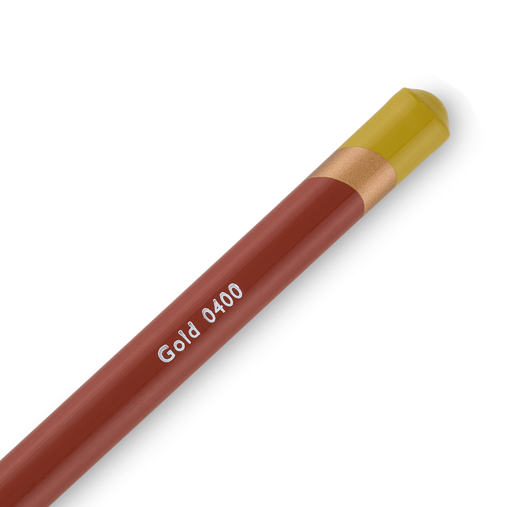 Gold0400-End Gold Derwent Drawing Pencil (0400) - Image 2