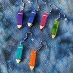 Pencil Hook Earring (single)