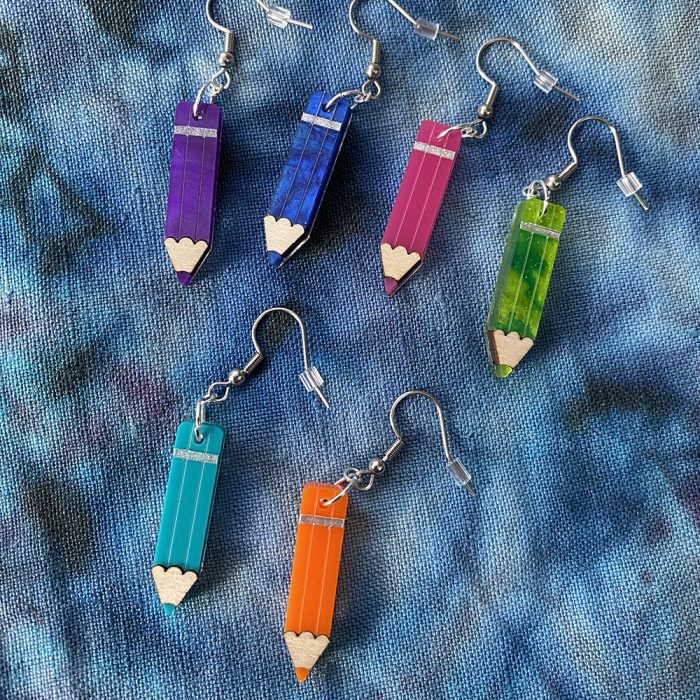 Pencil Hook Earring (single) - Image 1