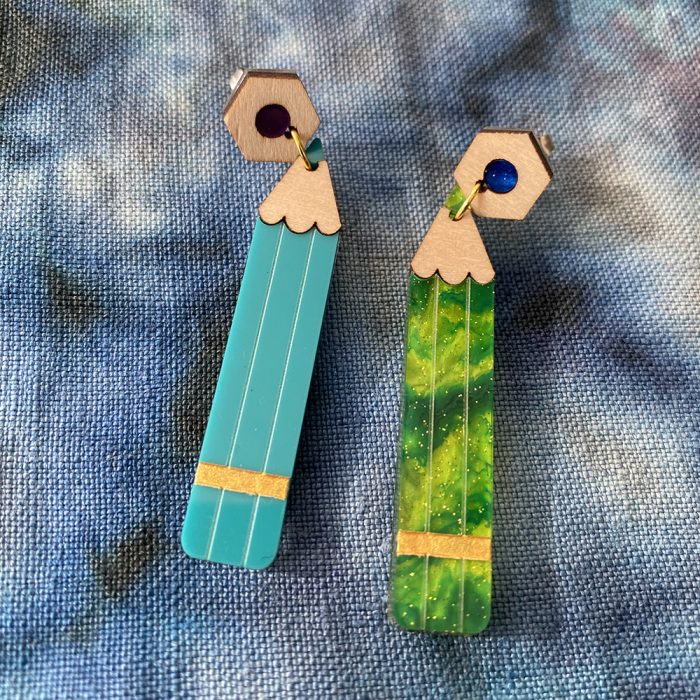 Statement Pencil Earrings (pair) - Image 1