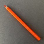 Orange Caran d'Ache Maxi Fluo Colour Pencil (030) - Image 2