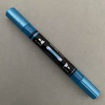 Blue Metallic Faber-Castell Multimark Acrylic Dual Marker (292)