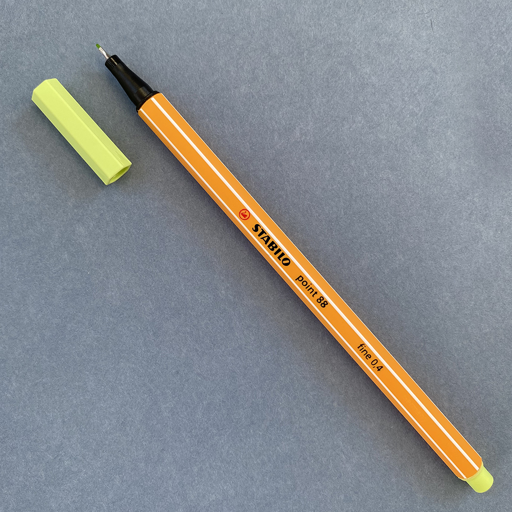 LimeGreenSTABILOPoint88-8814 Lime Green STABILO Point 88 (88/14) - Image 1