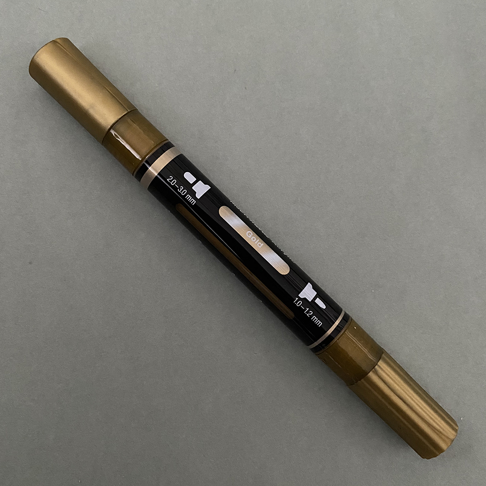 Gold-250-FCMultimarkAcrylicDualMarker-1 Gold Faber-Castell Multimark Acrylic Dual Marker (250) - Image 1