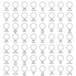 Derwent Chromaqua Pencil Chart