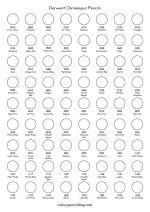 Derwent Chromaqua Pencil Chart
