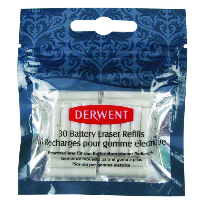 Derwent Replacement Erasers for Battery Operated Eraser