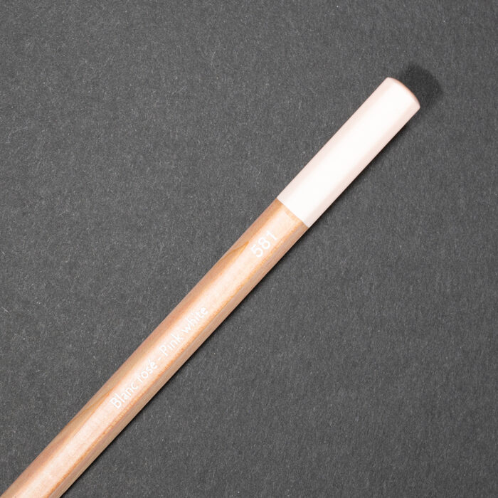 Pink White Caran d'Ache Pastel Pencil (581)