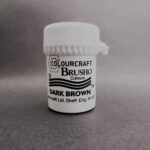 Dark Brown Brusho Crystal Colour - 15g Pot