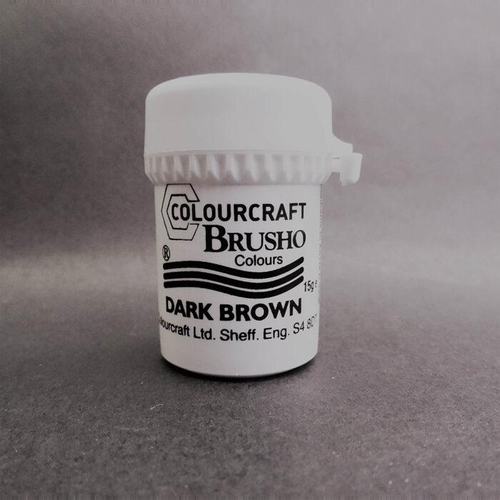 Dark Brown Brusho Crystal Colour - 15g Pot