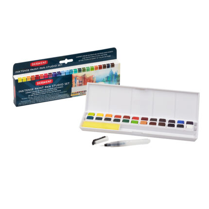 Derwent Inktense Paint Pan Studio Set