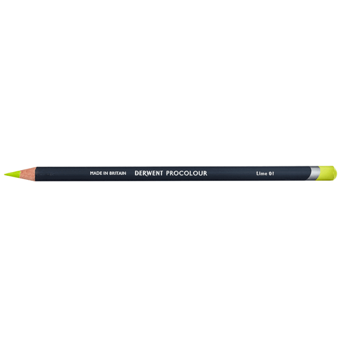 Lime Derwent Procolour Coloured Pencil (01)