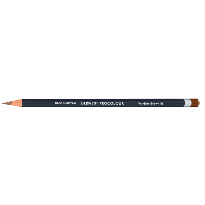 Vandyke Brown Derwent Procolour Coloured Pencil (56)