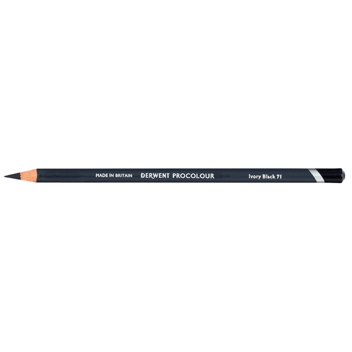 Ivory Black Derwent Procolour Coloured Pencil (71)