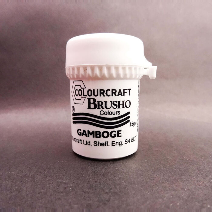 Gamboge Brusho Crystal Colour - 15g Pot