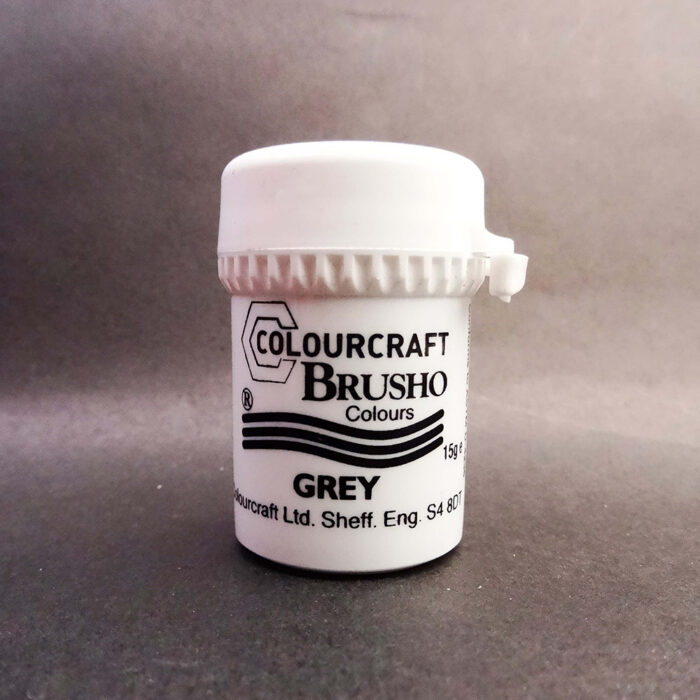 Grey Brusho Crystal Colour - 15g Pot