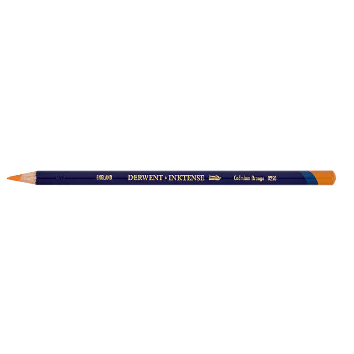 Cadmium Orange Derwent Inktense Pencil (0250)