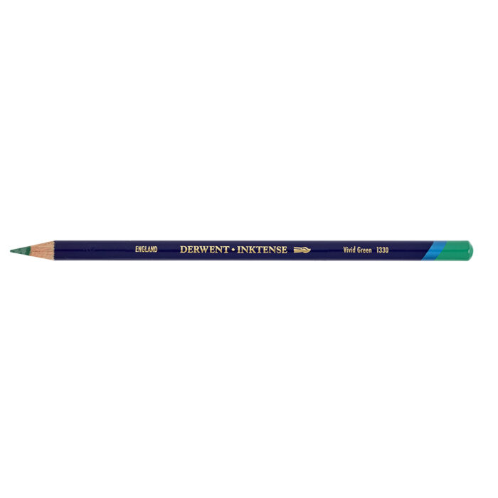 Vivid Green Derwent Inktense Pencil (1330)