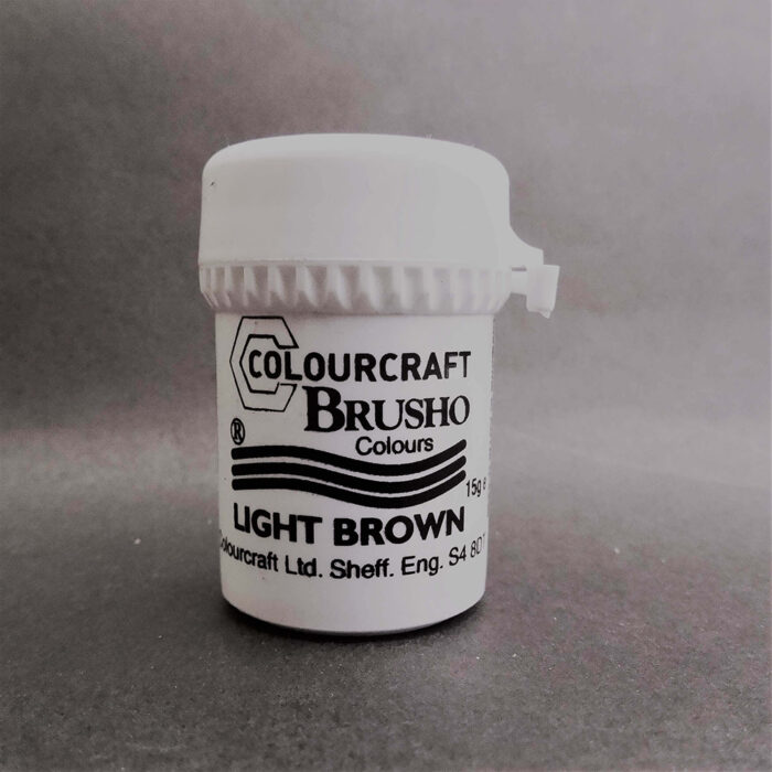 Light Brown Brusho Crystal Colour - 15g Pot