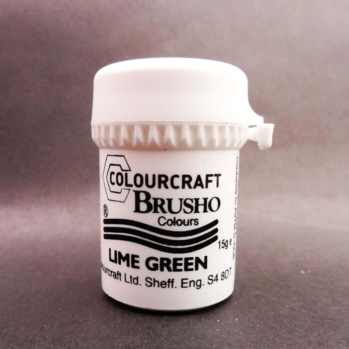 Lime Green Brusho Crystal Colour - 15g Pot