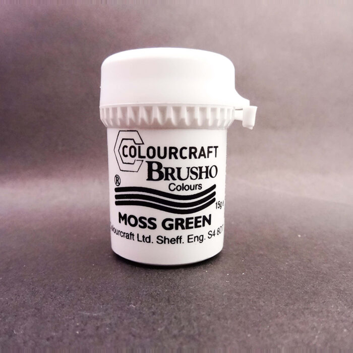 Moss Green Brusho Crystal Colour - 15g Pot