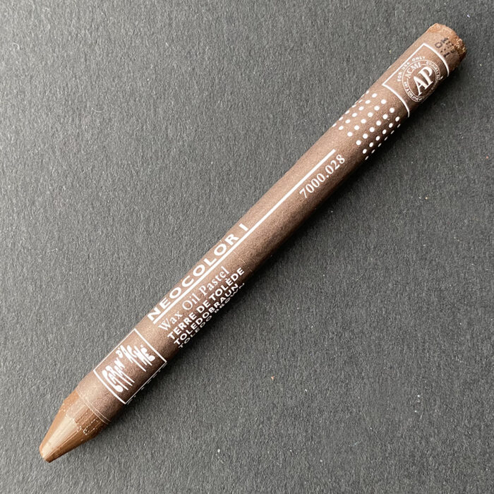 Toledo Brown Caran d'Ache Neocolor I Wax Pastel (028)