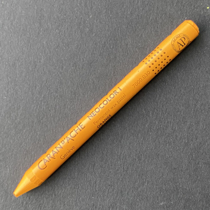 Orange Caran d'Ache Neocolor I Wax Pastel (030)