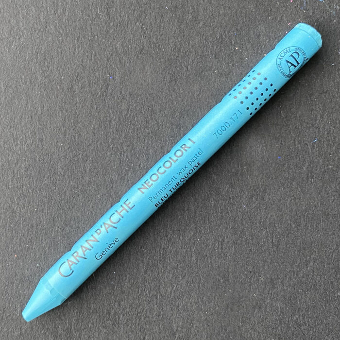 Turquoise Blue Caran d'Ache Neocolor I Wax Pastel (171)