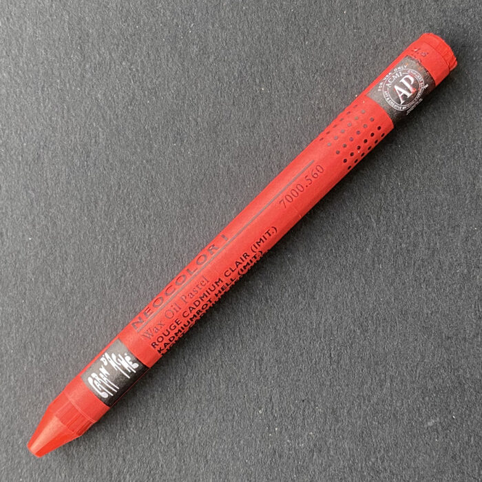 Light Cadmium Red Caran d'Ache Neocolor I Wax Pastel (560)