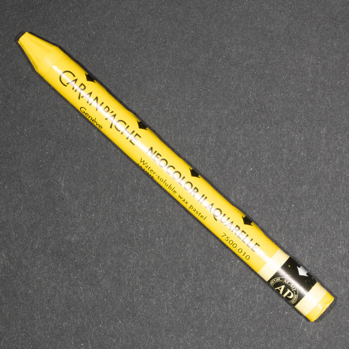 Yellow Caran d'Ache Neocolor II Aquarelle Wax Pastel (010)