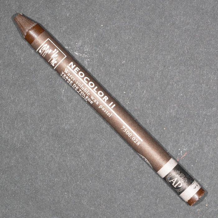 Toledo Brown Caran d'Ache Neocolor II Aquarelle Wax Pastel (028)