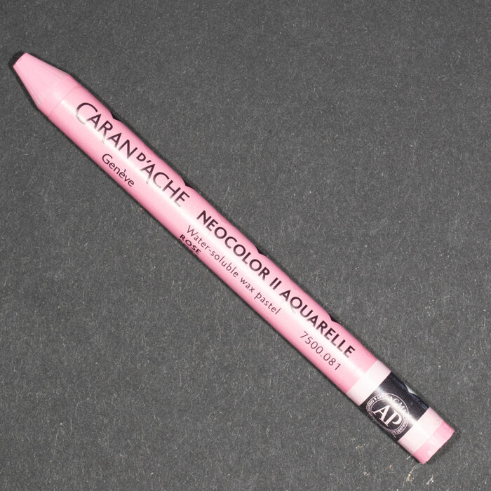 Pink Caran d'Ache Neocolor II Aquarelle Wax Pastel (081)