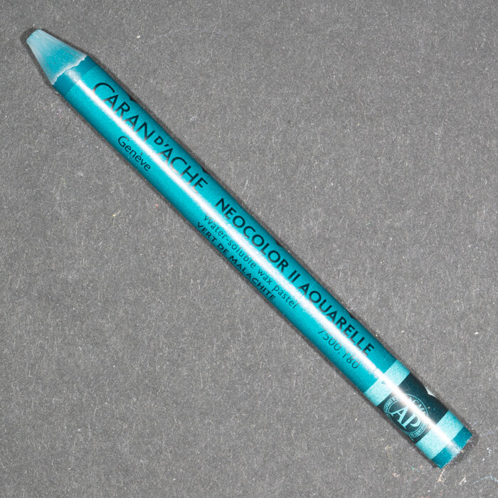 Malachite Green Caran d'Ache Neocolor II Aquarelle Wax Pastel (180)