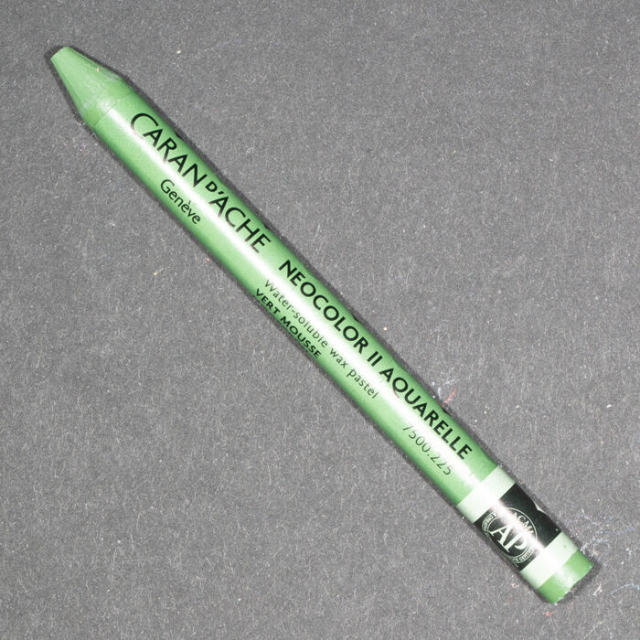 Moss Green Caran d'Ache Neocolor II Aquarelle Wax Pastel (225)