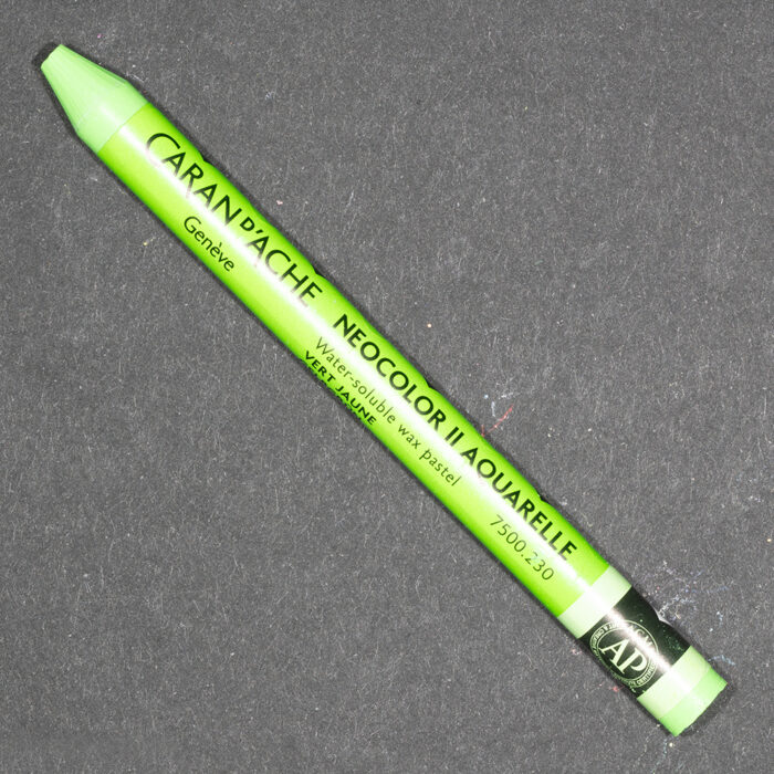 Yellow Green Caran d'Ache Neocolor II Aquarelle Wax Pastel (230)