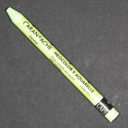 Lime Green Caran d'Ache Neocolor II Aquarelle Wax Pastel (231)