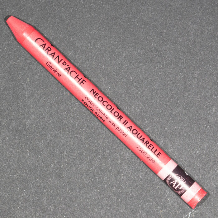 Ruby Red Caran d'Ache Neocolor II Aquarelle Wax Pastel (280)