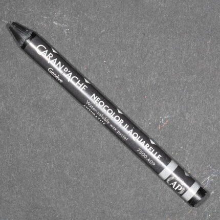 Charcoal Grey Caran d'Ache Neocolor II Aquarelle Wax Pastel (409)