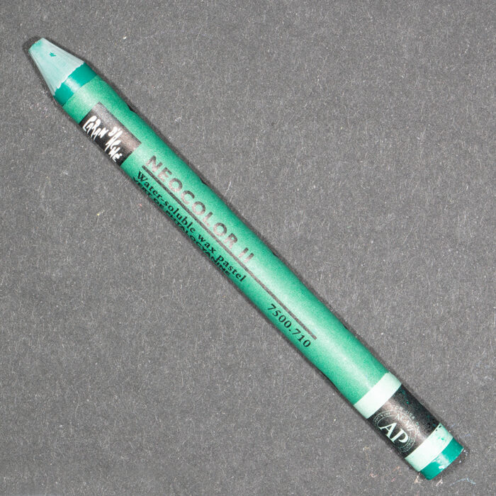 Phthalocyanine Green Caran d'Ache Neocolor II Aquarelle Wax Pastel (710)