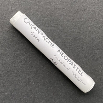 White Caran d'Ache Neopastel Oil Pastel (001)