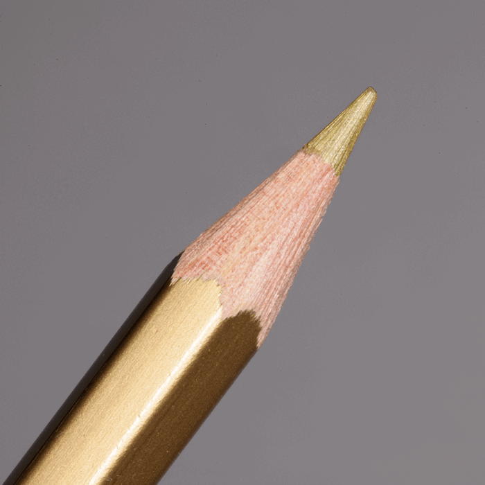 Gold Caran d'Ache Pablo Colour Pencil (499)