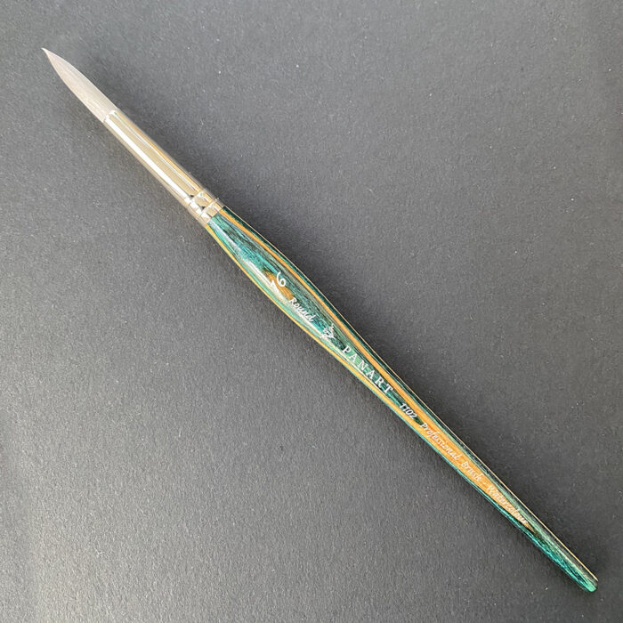 Pan Art Interlocked Silver Synthetic Aquarelle Flat Brush - Size 16