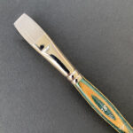 Pan Art Interlocked Silver Synthetic Aquarelle Flat Brush - Size 18
