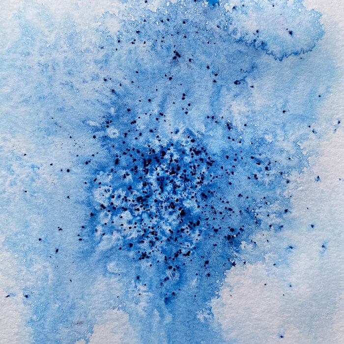 Phthalo Blue Crystalline Watercolour