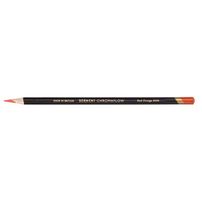 Red Orange Derwent Chromaflow Pencil (0430)