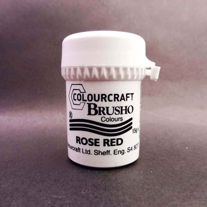 Rose Red Brusho Crystal Colour - 15g Pot