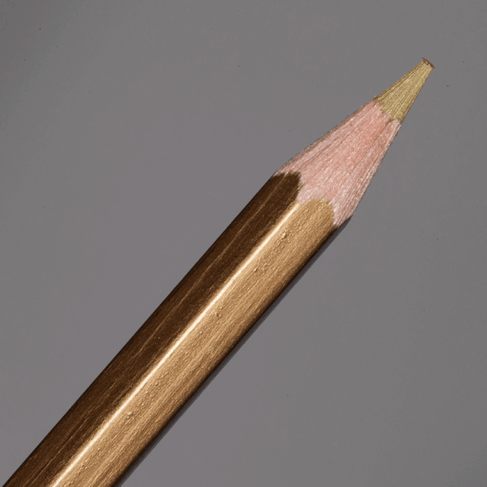 Gold Caran d'Ache Supracolor Soft Aquarelle Colour Pencil (499)